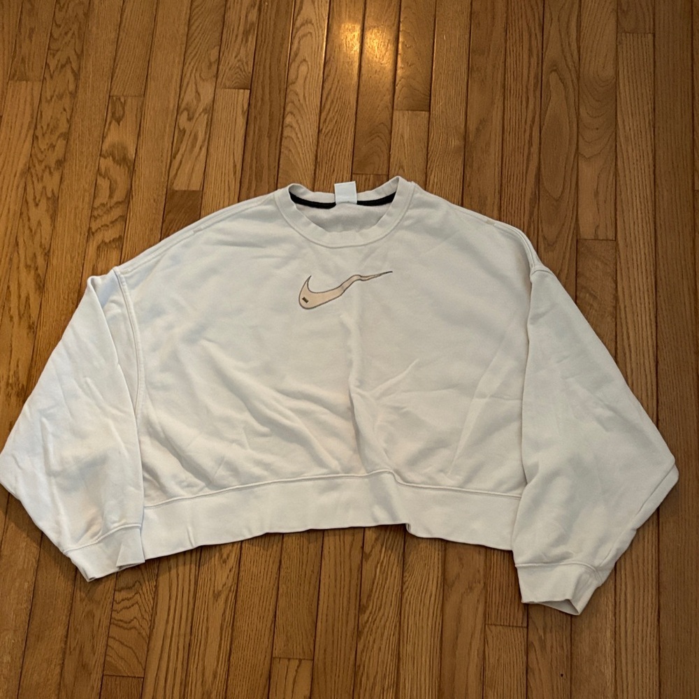 Nike White Oversized Sweatshirt